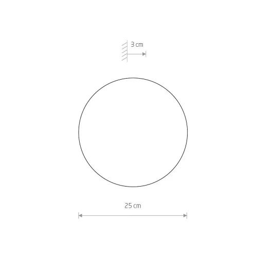 Бра LED Ring Led M 7635-NW Nowodvorski чёрный на 1 лампу, основание чёрное в стиле современный отражённый свет фото 3
