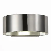 Бра LED SL591.701.01 St-Luce никель серый 1 лампа, основание никель белое в стиле минимализм современный 