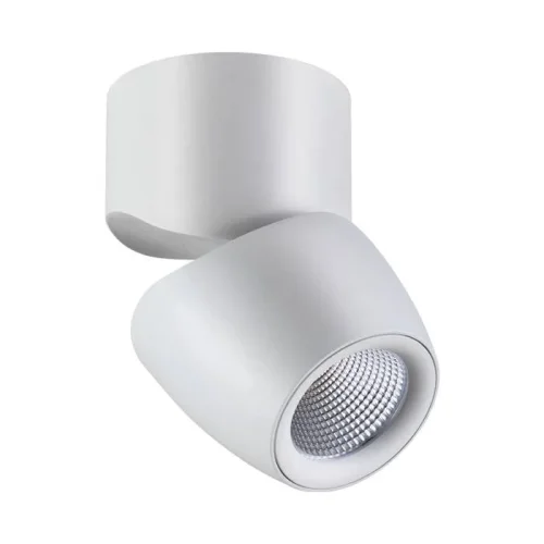 Светильник накладной LED ZEUS 357868 Novotech белый на 1 лампу, основание белое в стиле современный круглый