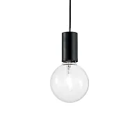 Светильник подвесной HUGO SP1 Ideal Lux без плафона на 1 лампу, основание чёрное в стиле современный 
