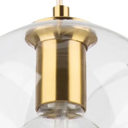 Светильник подвесной Sferico 729031 Lightstar прозрачный 3 лампы, основание латунь в стиле современный шар фото 5