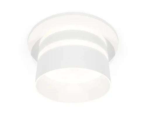 Светильник точечный Techno spot XC6512062 Ambrella light белый 1 лампа, основание белое в стиле хай-тек современный круглый