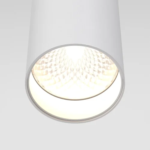 Светильник подвесной LED FOCUS LED P072PL-L12W4K Maytoni белый 1 лампа, основание белое в стиле современный хай-тек трубочки фото 3