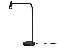 Настольная лампа офисная LED Алери 08070-T,19 Kink Light чёрная 1 лампа, основание чёрное металл в стиле современный хай-тек 