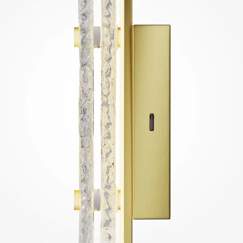 Бра LED Frostum MOD439WL-L7BSK Maytoni прозрачный на 1 лампу, основание латунь в стиле современный фото 5