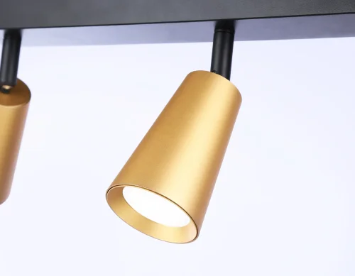 Спот с 3 лампами TA13151 Ambrella light золотой GU10 в стиле современный хай-тек  фото 6