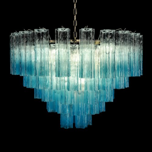 Люстра подвесная Мурано / Murano 10580/800 Clear blue LOFT IT синяя на 18 ламп, основание бронзовое в стиле арт-деко современный фото 4 Люстра подвесная Мурано / Murano 10580/800 Clear blue LOFT IT синяя на 18 ламп, основание бронзовое в стиле арт-деко современный фото 4