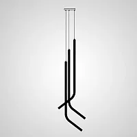 Светильник подвесной AIA TRIO Black 212178-23 ImperiumLoft чёрный на 3 лампы, основание чёрное в стиле современный 