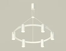 Светильник подвесной XB9021150 Ambrella light белый 6 ламп, основание белое в стиле современный хай-тек 