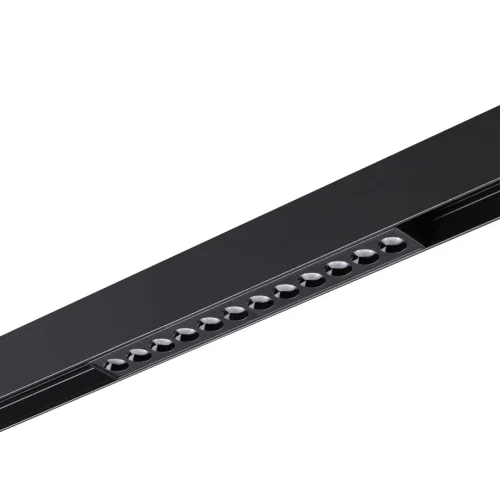 Трековый токопроводящий светильник LED с переключателем цветовой темперетуры Vector 359930 Novotech чёрный для шинопроводов серии Vector чёрный фото 7