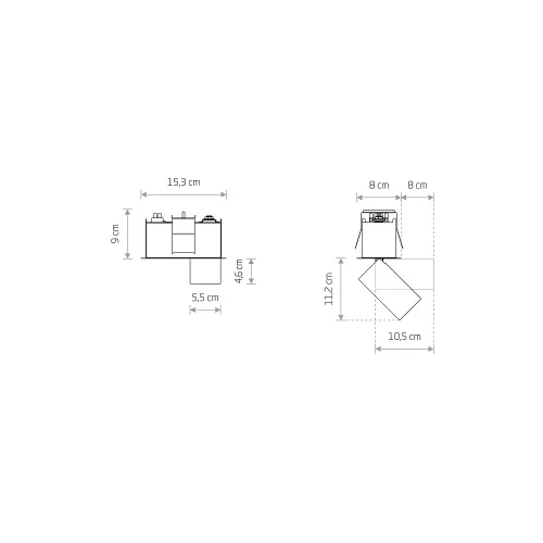 Спот с 1 лампой Mono 10458-NW Nowodvorski чёрный GU10 в стиле современный встраиваемый фото 2 Спот с 1 лампой Mono 10458-NW Nowodvorski чёрный GU10 в стиле современный встраиваемый фото 2