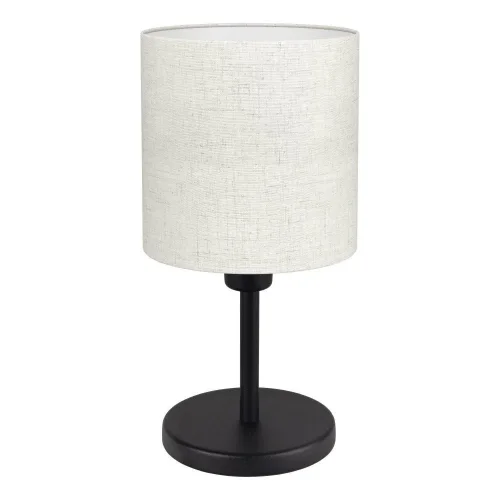 Настольная лампа Natur 32219 Eglo белая на 1 лампу, основание чёрное металл в стиле современный  Настольная лампа Natur 32219 Eglo белая на 1 лампу, основание чёрное металл в стиле современный