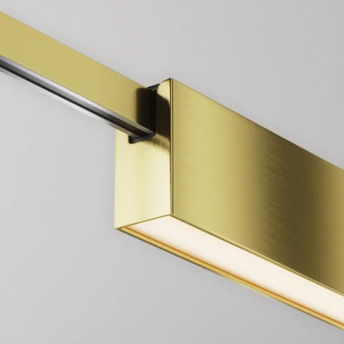 Трековый светильник LED Magnetic trаck system Flarity TR151-1-12W3K-BS Maytoni латунь для шинопроводов серии Magnetic trаck system Flarity латунь фото 2