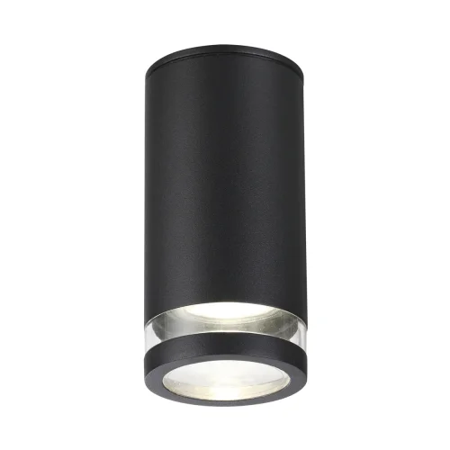 Накладной светильник Motto 6605/1C Odeon Light уличный IP65 чёрный 1 лампа, плафон чёрный в стиле хай-тек GU10 фото 2