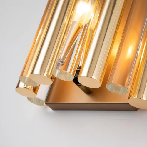 Бра Atlant 2975-1W Favourite золотой прозрачный на 1 лампа, основание золотое в стиле современный  фото 4