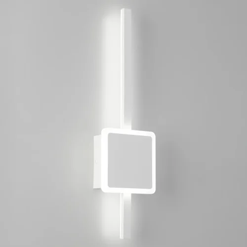 Бра с выключателем LED Стиг CL203400 Citilux белый на 1 лампа, основание белое в стиле хай-тек современный отражённый свет фото 7