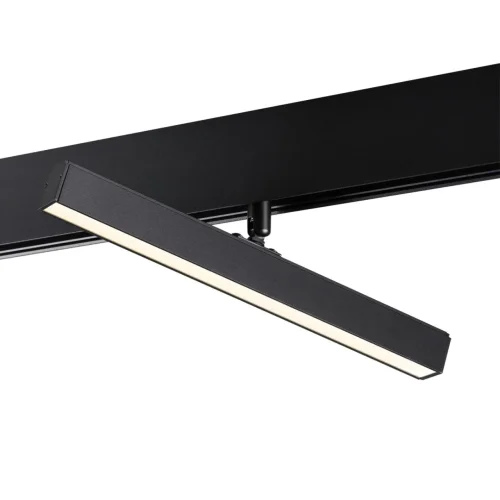 Трековый светильник для низковольтного шинопровода LED Flum 358612 Novotech чёрный для шинопроводов серии Flum чёрный фото 4