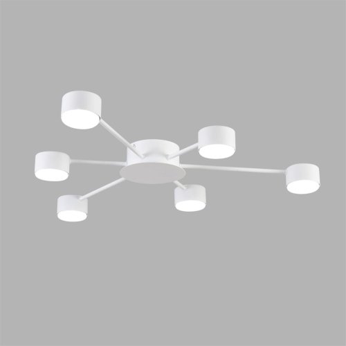 Светильник потолочный Torina 8343/6C Lumion белый на 6 ламп, основание белое в стиле минимализм фото 4