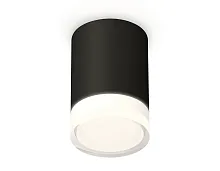 Светильник накладной Techno spot XS7422023 Ambrella light чёрный 1 лампа, основание чёрное в стиле хай-тек современный круглый