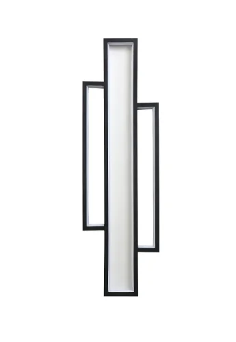 Бра LED SOBRE AP35W LED H600 V2 BLACK Crystal Lux чёрный белый на 1 лампа, основание чёрное в стиле современный 