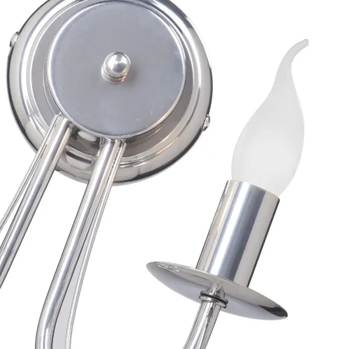 Бра V3716/2A Vitaluce без плафона на 2 лампы, основание хром в стиле классический фото 2