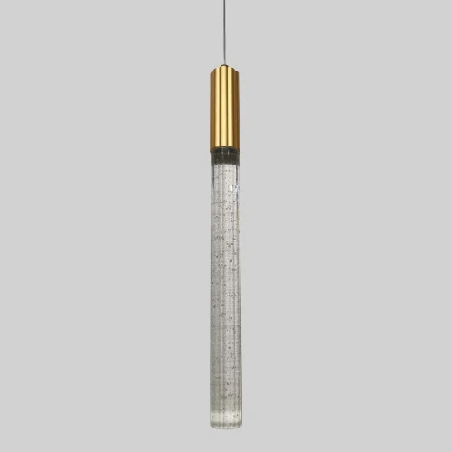 Светильник подвесной LED Rainer 74844-22 ImperiumLoft прозрачный 1 лампа, основание золотое в стиле современный 