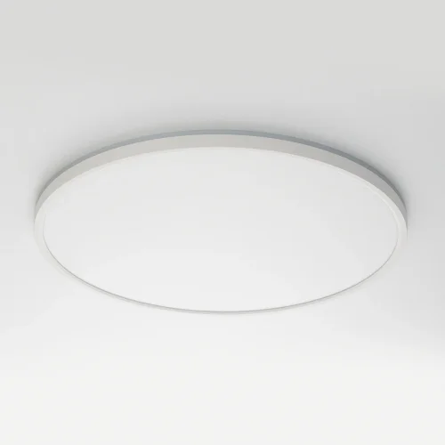 Светильник потолочный LED с пультом Norma CL749500 Citilux белый на 1 лампу, основание белое в стиле современный хай-тек круглый с пультом фото 4