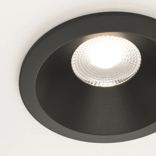 Светильник точечный LED Zoom DL034-L12W4K-B Maytoni чёрный на 1 лампу, основание чёрное в стиле современный фото 4