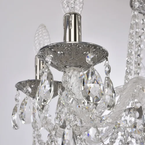 Люстра подвесная AL16302/8/195 CG Bohemia Ivele Crystal без плафона на 8 ламп, основание никель в стиле классический sp фото 3