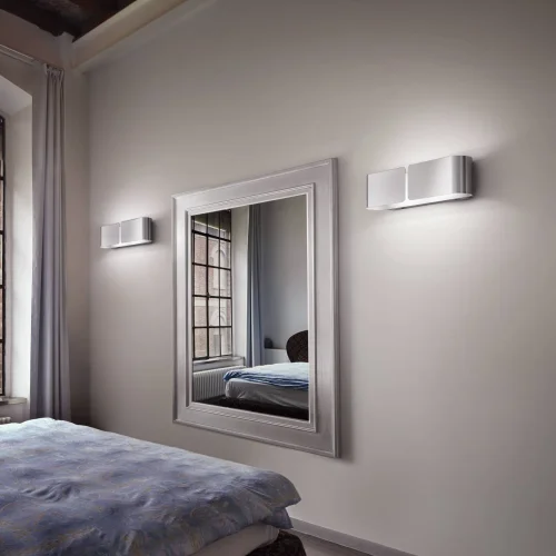Бра CLIP AP2 SMALL ORO Ideal Lux золотой на 2 лампы, основание золотое в стиле современный фото 2