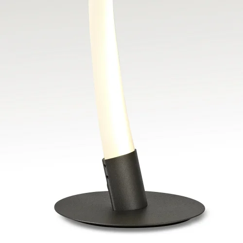 Настольная лампа LED Armonia 6799 Mantra белая 1 лампа, основание чёрное металл в стиле современный хай-тек  фото 4