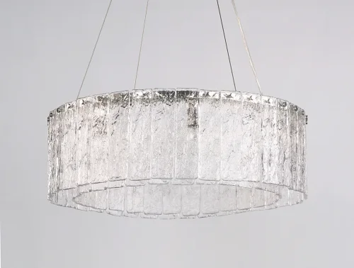 Люстра подвесная 10826+2/S Newport прозрачная на 8 ламп, основание никель в стиле классический современный американский  фото 2