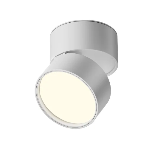 Светильник накладной LED Onda C024CL-12W4K-W-1 Maytoni белый на 1 лампу, основание белое в стиле современный хай-тек круглый