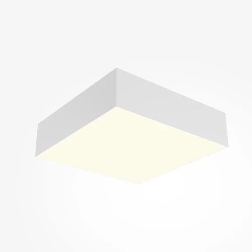 Светильник потолочный LED Zon C032CL-24W3K-SQ-W Maytoni белый на 1 лампу, основание белое в стиле современный квадраты фото 5