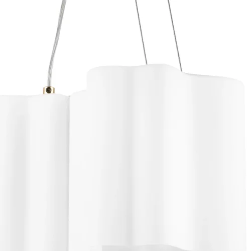 Светильник подвесной Nubi 802133 Lightstar белый 3 лампы, основание бежевое в стиле современный арт-деко  фото 3