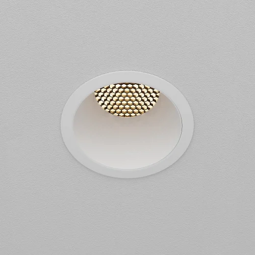 Светильник точечный LED Dip DL118-15W-3K-W Maytoni белый на 1 лампу, основание белое в стиле современный хай-тек круглый фото 11