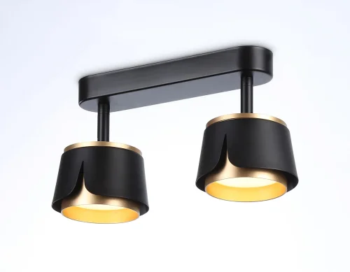 Спот с 2 лампами TN71231 Ambrella light чёрный GX53 в стиле хай-тек современный  фото 3