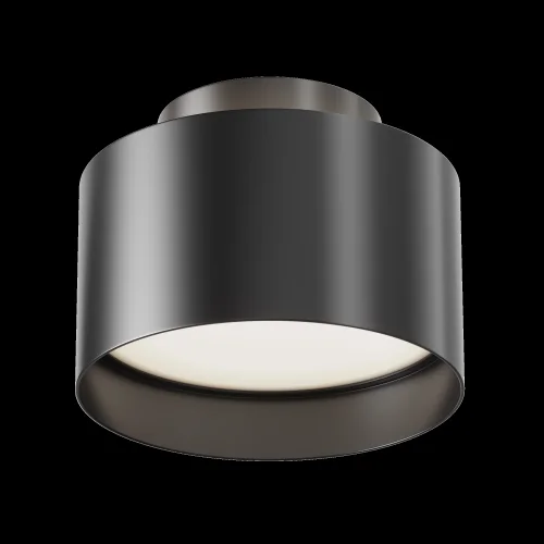 Светильник накладной LED Planet C009CW-L16B4K Maytoni чёрный на 1 лампу, основание чёрное в стиле современный хай-тек круглый фото 8