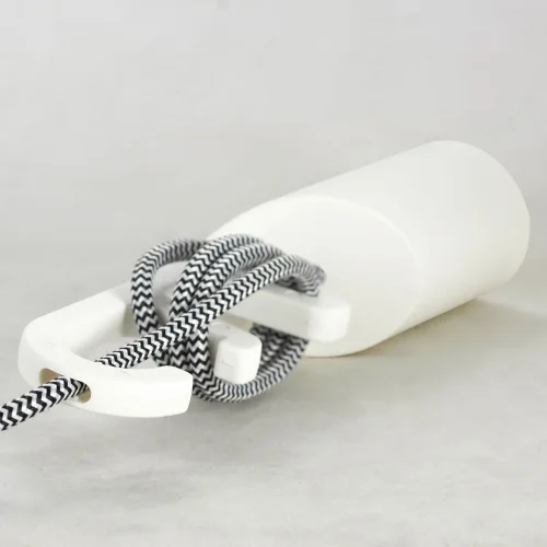 Светильник подвесной Cozy LSP-8547 Lussole без плафона 1 лампа, основание белое в стиле модерн  фото 2