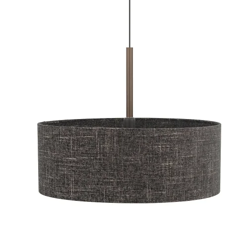 Светильник подвесной Santana M 11659-NW Nowodvorski чёрный на 1 лампу, основание коричневое в стиле лофт фото 4