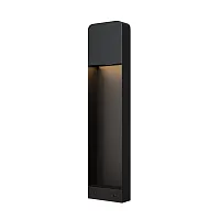 Парковый светильник LED Porte O481FL-L7B3K Maytoni уличный IP чёрный на 1 лампу, плафон чёрный в стиле хай-тек современный LED