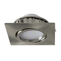 Светильник точечный LED PINEDA 95843 Eglo никель серый 1 лампа, основание серое никель в стиле современный 