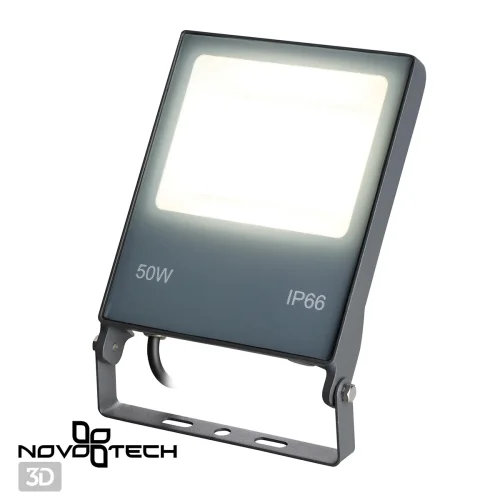 Прожектор LED Armin 358579 Novotech уличный IP66 серый 1 лампа, плафон серый в стиле хай-тек современный LED фото 4