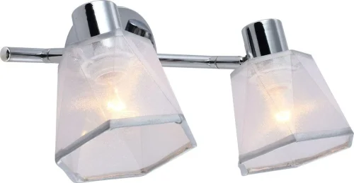 Бра 668/2A Escada серый на 2 лампы, основание хром в стиле современный  фото 2