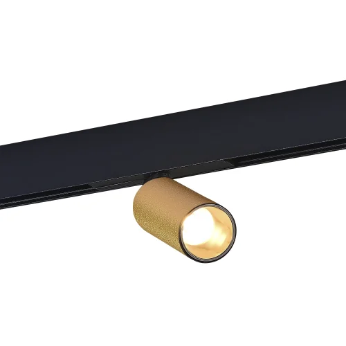 Трековый светильник магнитный LED ST807.246.12 ST-Luce золотой для шинопроводов серии ST807