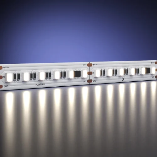 Светодиодная лента 24В 2835 14,4Вт/м 4000K 5м IP 20 201253 Maytoni цвет LED нейтральный белый 4000K, световой поток 1150Lm фото 3