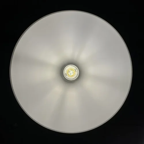 Светильник подвесной Arc Globe Полусфера D30 191839-26 ImperiumLoft белый 1 лампа, основание латунь в стиле современный  фото 4