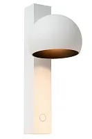 Бра с выключателем LED Esfera 23274/09/31 Lucide белый на 1 лампу, основание белое в стиле современный 