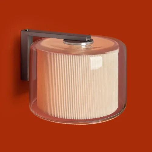 Бра Riflesso FR2055WL-01CH Freya прозрачный на 1 лампу, основание хром в стиле классический фото 4