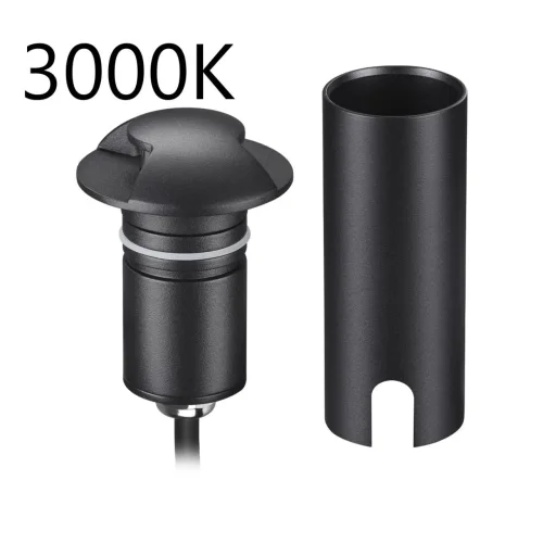 Встраиваемый светильник уличный LED Wald 6662/2GL3 Odeon Light уличный IP67 чёрный на 1 лампу, плафон чёрный в стиле минимализм LED